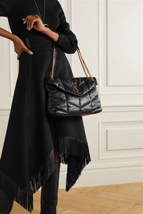 loulou quilted leather shoulder bags|ysl loulou puffer medium.